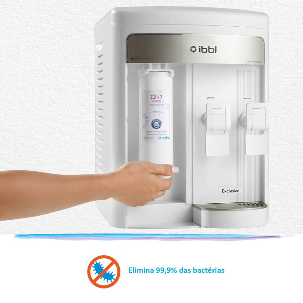 Purificador IBBL FR600 Exclusive Água Natural e Gelada - Certificado ...